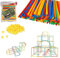 Boosns La forteresse Kit de Construction Circulaire Blocs De Construction Plastique Jeu De Construction De Connecteur De Jouet éducatif (400)