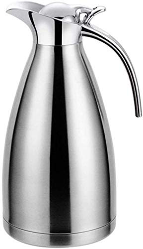 Pichet sous vide Pot d'isolation sous vide à double paroi en acier inoxydable avec 12 heures de stockage de chaleur/absolument étanche, pot d'isolation pour café/lait/thé-1.5L