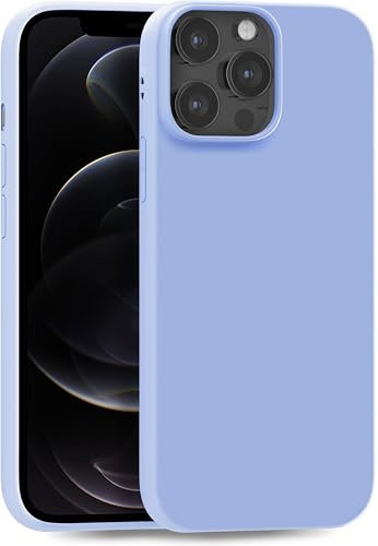 MyGadget Hülle kompatibel mit iPhone 12 | 12 Pro - robuste Handyhülle TPU Case Slim Silikonhülle - Back Cover Kratzfest Schutzhülle matt Baby Blau
