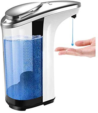 NCRD Distributeur de Savon Automatique, Distributeur de Savon à Gel sans Toucher sans Contact, Distributeur de Savon à la Main imperméable pour Salle de Bain, Cuisine