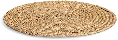 Zeller 27033 Platzset, Wasserhyazinthe, Natur, ca. Ø 38 cm, Tischdeko, Dekoration …