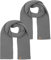 riverso Herren Schal RIVLiam 2er Pack Strickschal Männerschal Winterschal Langschal Basic Einfarbig 100% Acryl Herbst Winter Einheitsgröße (One Size, Farbmix 21)