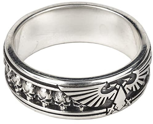 Starforged Kompatibel mit Warhammer 40k Insignia Aquilon [Sterling Silber/Gold überzogen] 1 PC