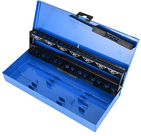 YUENFONG Gewindeschneider-Satz 32 tlg. Gewindebohrer set M2-M18, speziell für metrische Innen- und Außengewinde, Feingewinde inkl. Kunststoff-Koffer