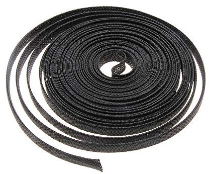 ETOPARS 8mm Manchon de Câble Gaine Tressée Extensible PET Fil Rangement Câble Souple Ajustable Tube de Métier à Tisser Protection Câbles Longueur 7,5 Mètres