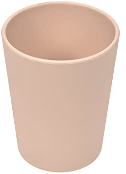 LÄSSIG Gobelet pour enfants Tasse Vaisselle pour enfants sans mélamine, sans BPA, en biocomposite/Mug Geo powder pink