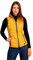 Knuffelwuff Damen Weste Riverside Größe: XL / 42 Gelb - Leichte atmungsaktive wasserabweisende Steppweste mit vielen Taschen für Outdoor, Wandern, Reisen, Gassi gehen - Windbreaker Übergangsjacke