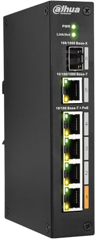 Dahua Technology PoE PFS3106-4ET-60-V2 commutateur réseau Non-géré L2 Fast Ethernet (10/100) Noir