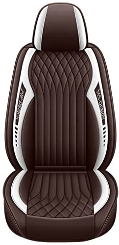 maiqiken Sitzbezug Für VW for Volkswagen Golf 3 5 6 7 Golf3 Golf5 Golf6 Golf7 Tour Variant Komplettset 5 Sitze Allwettereinsatz Autositzbezug Kaffee