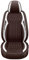 maiqiken Sitzbezug Für VW for Volkswagen Golf 3 5 6 7 Golf3 Golf5 Golf6 Golf7 Tour Variant Komplettset 5 Sitze Allwettereinsatz Autositzbezug Kaffee