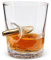 InGenious 250ml Shot in a Glass Replica Bullet with Cracked Glass Effect Tumbler