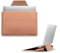 MOFT Laptoptasche Hülle & Laptop Ständer für 13-14 Zoll Laptop, Vegan Leder Laptoptasche mit Erweiterbarem Stauraum, 2 Verstellbare Winkel, Kompatibel mit MacBook Air/Pro 13-14 Zoll, Nude