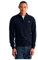 GANT Men's Superfine Lambswool Half Zip Pullover Sweater, Marine, XL