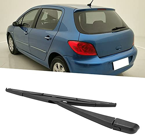 OUKENS Limpiaparabrisas Trasero De Coche, Brazo De Limpiaparabrisas Trasero, Juego De Cuchillas 6429T1, Repuesto Para Peugeot 307 2000-2012