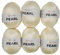 Ilkadim Export Pearl 6x90 Gramm Viskosegarn zum Stricken und Häkeln, 100% Viskose, Häkelgarn (creme 246)