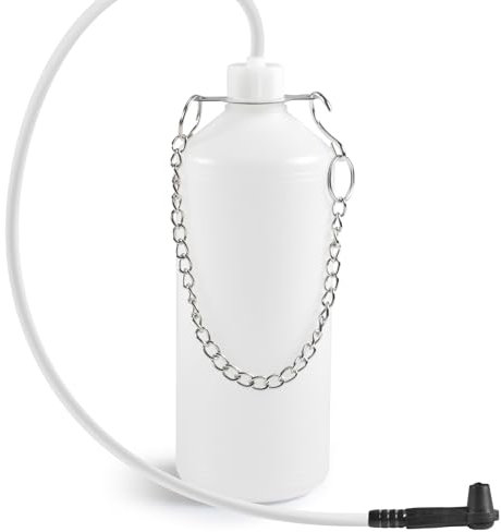 AUEJACKY Bremsenentlüfter,Mit 60CM Schlauch Bremsflüssigkeit,Bremsflüssigkeits-Auffangflasche,Bremsflüssigkeitsbehälter,Bremsenentlüfterflasche Bremsenentlüfter,für alle gängigen Entlüfterventile