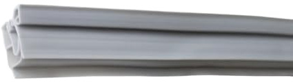 FRAOMHFW Kühlschrank-Türdichtung, magnetischer Streifen, Sterilisationsschrank, Kühllager, Supermarktschrank for PVC, magnetischer Türdichtungsstreifen(White)