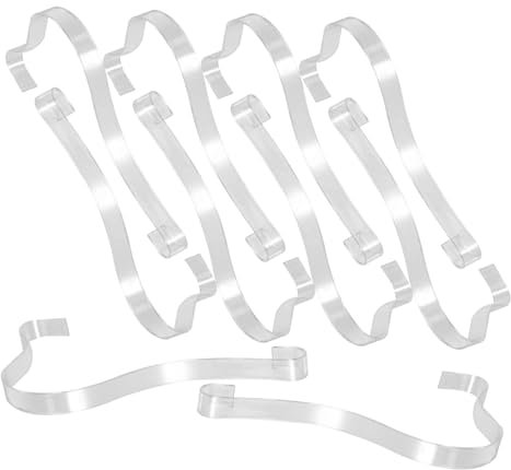 Amosfun Acryl Schuhstütze Transparent 10 Stück Sandalenhalter Schuhdisplay Für Damen High Heels Geschwungenes Design Stapelbar Für Schuhgeschäft