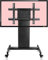 Mobile TV Stand for 32 65 Inch TVs with Low Height and Wheels Reinforced Connecting Support Low Profile Monitor Cart with TV Mount