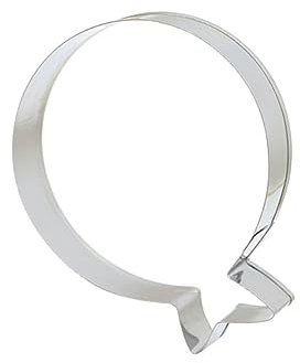 BRIGHTFUFU Ausstechform Ballonform Edelstahl Keksform Backform Selbstgemacht Kuchen Fondant Backzubehör Für Heimwerker