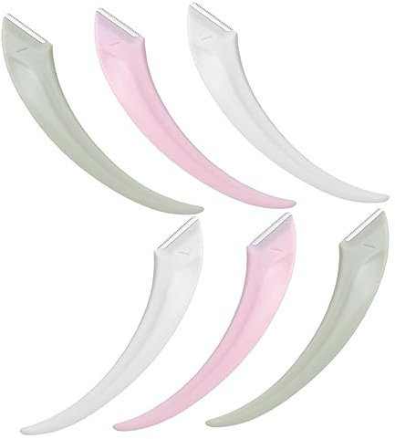 VALICLUD 6stücke Gesichtsrasierer Für Augenbrauen Trimmer Abs-material Haarentfernung Für Frauen Und Männer Tragbar Für Unterwegs Oder Reisen