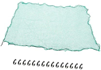 Beatifufu LKW Ladeflächen-Netz aus Abriebfestem Nylon mit Haken und Elastischen Bändern Robustes Frachtnetz zur Ladungssicherung für Pickup Anhänger Vielseitig und Reißfest