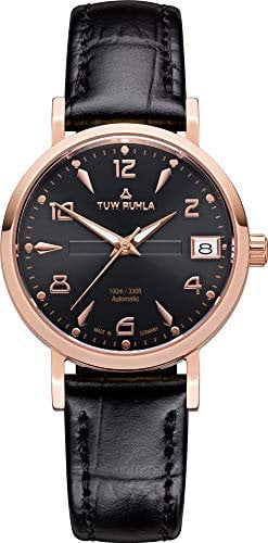 TUW Ruhla Thuringia Vintage 11132-024502 Damen Automatikuhr Klassisch schlicht