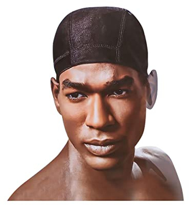 Red by Kiss Spandex Dome Cap One Size, Black