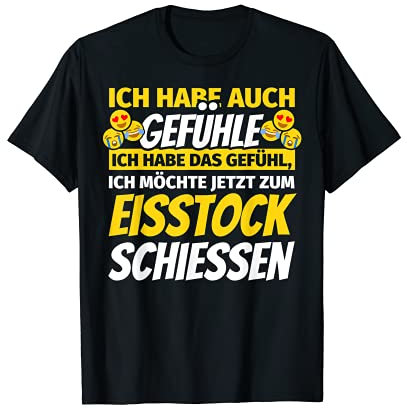 Eisstockschiessen Geschenke Eisstock-Schießen T-Shirt T-Shirt