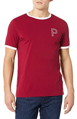 PUMA Herren 2019 Ringer Tee kurzärmelig, Rhabarberfarben, 3X-Large