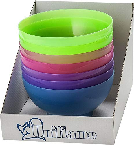 UNIFLAME Saladier pique-nique 25 cm Couleurs assorties