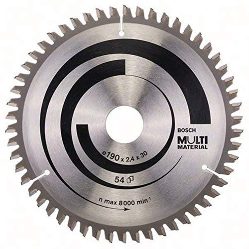 Bosch Professional 1x Kreissägeblatt Multi Material (für Multimaterial, Sägeblatt Ø 190 x 2,4 x 30 mm, 54 Zähne, Zubehör Kreissäge)