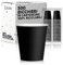 cubex professional 500 Bicchieri in cartoncino da 75 ML Neri, per Caffè, Acqua, Bevande Calde e Fredde, 100% Riciclabili