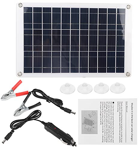Solar Power Ladegerät, 50W 23-24% IP65 ABS Faltbares Solarpanel Monokristalline Zelle Dual USB Ladegerät für das Aufladen von Autos, Wohnmobilen, Yachten im Freien