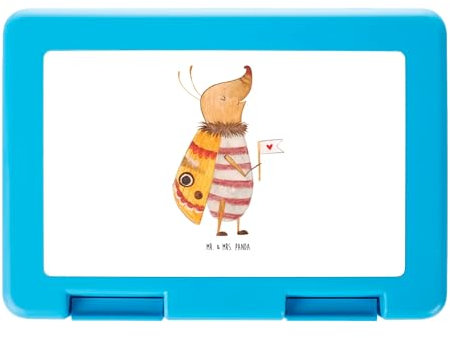 Mr. & Mrs. Panda Lunchbox Nachtfalter Fähnchen - Geschenk, Aufbewahrungsbox, Spruch Lustig, Käfer, Brotdose, Witzig, Süß, Essensbehälter, Brotzeitbox, Brotzeitdose, Was Kostet Die Welt