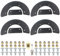 Masnln Schneefräse Paddel für Honda HS35 HS35 A Schneefräse 1003375 1003391 72521-730-003 72552-730-003 mit Hardware-Kit