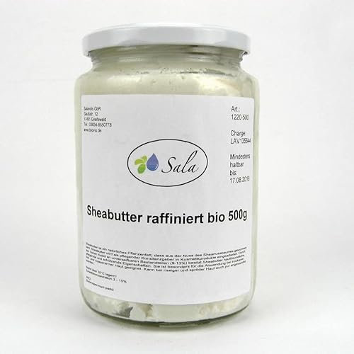Sala Sheabutter raffiniert Botyrospermum Parkii BIO (500 g Glas)