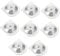 Housoutil Furniture Leg Mounting Plates, 8PCS Table Leg Mounting Plates, Thickened Leg Screw Plate
