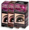 P-Beauty - Premium Augenbrauenfarbe und Wimpernfarbe Creme-Set, Langanhaltende, Hochpigmentierte Färbung für Zu Hause, Natürlicher Look - 15ml [Braun/Schwarz/Grau]: Grau