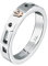 Maserati Bague pour Homme en Acier, PVD Or Rose, Cristaux, Collection Iconic - JM423AVD29019