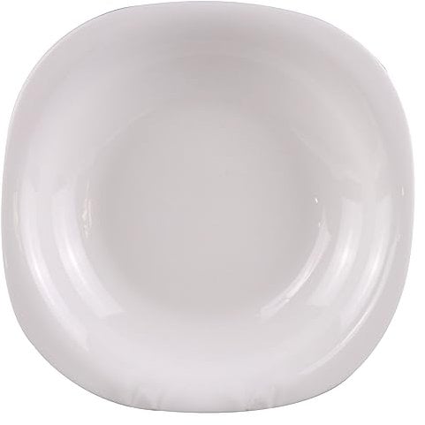 Best House Premium Quality Opalware Lightweight Multipurpose Soup Salad Bowl Set - 9/23 cm, 6 Pieces, White