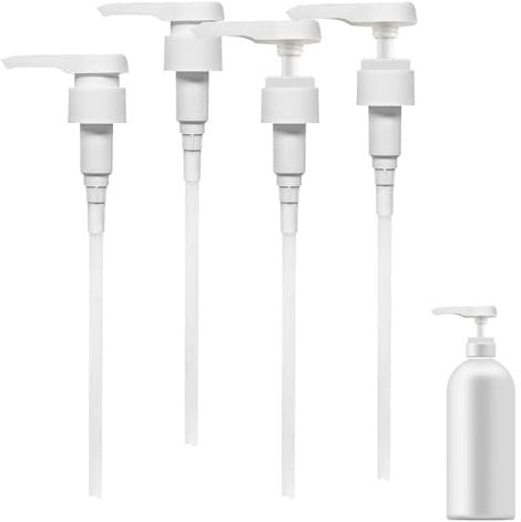 Lotbun 4PCS Dosierpumpe 4 cm³ Flüssigkeit pro Hub für 500ml/1000ml und 28/410 Gewindebehälter Flasche, Sirup Spender, Pumpspender, Ersatz Sirup Pumpe
