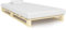 Rantry Palettenbett Bettgestell Paletten-Bettrahmen Holzbett Massivholzbett Paletten Doppelbett Ehebett Bett für Schlafzimmer Massivholz Kiefer 90×200 cm