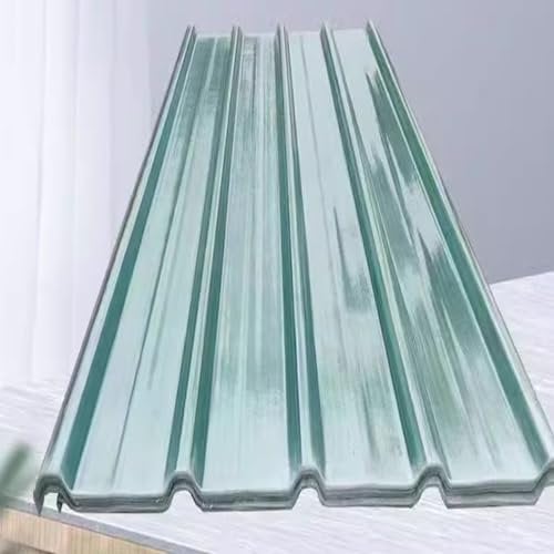 Panel para Tejado con Resistencia a Los Rayos UV de 1.5mm,Alta Transmisión de Luz 80%,Paneles para Tejado Resistentes al Impacto,Paneles para Tejado Resistentes al Impacto (0.9x1.3m/35x51in,1 pcs)