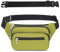 IHIGOGOFA Bauchtasche Gürteltasche Hüfttasche mit Einem 60 cm Verlängerten Gürtel Unisex Modern Umhängetaschen Handytasche für Outdoor Reise Wandern Hundetraining Damen und Herren (Grün)