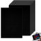 120 PCS Postkarten Blanko Schwarz 14.8x10.5cm 300g/m² Blanko Karten zum Selbstgestalten A6 Papier Blank Cards für DIY Klappkarten Blanko,Hochzeitseinladungen Einladungskarten,Kärtchen zum Beschriften