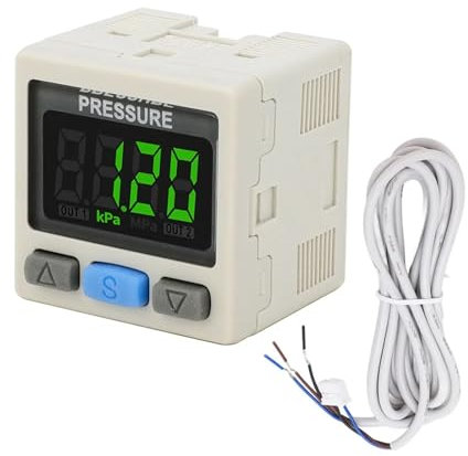 COKYIS ABS Digitaler Druckschalter Digitaler Druckschalter Pneumatischer Vakuum-Digitalregler-Schalter