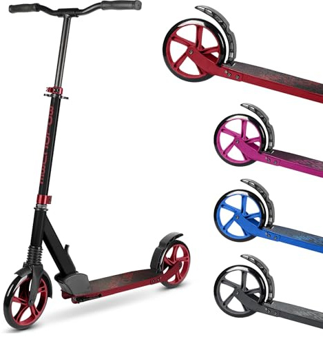 BOLDCUBE Big 2 Wheel Scooter for Kids Ages 8+