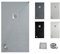 VAROBATH | Plato de Ducha ONE – Material Resina con Carga Mineral y Textura Pizarra Antideslizante C3 – Incluye Válvula Desagüe y Rejilla (GRIS RAL7040, 80x100)