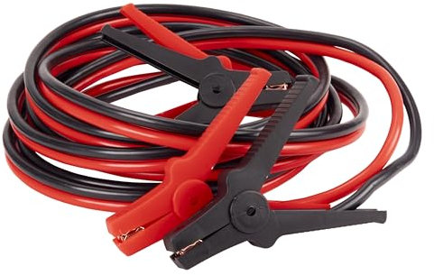 Motorkit Cavi di avviamento per auto e camion 600A 6m 12-24V in rame con pinze rinforzate | Borsa e istruzioni | Rivestimento in PVC | Fino a 4500cc | Alta potenza e sicurezza
